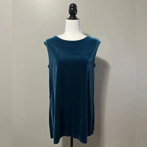 Gilmour Velvet  Sleeveless Tunic Top